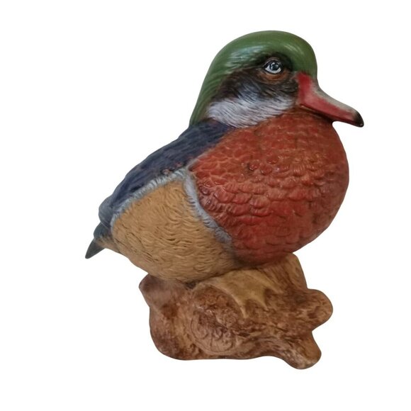 Vintage Holland Mold Hand-Painted Ceramic Wood Duck Pair Figurines 12" Collectib - Picture 7 of 12
